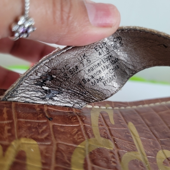 Sam Edelman wedge 9.5 women sandals - Picture 5 of 7